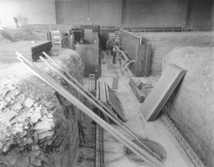 Construction of the main laboratory sump